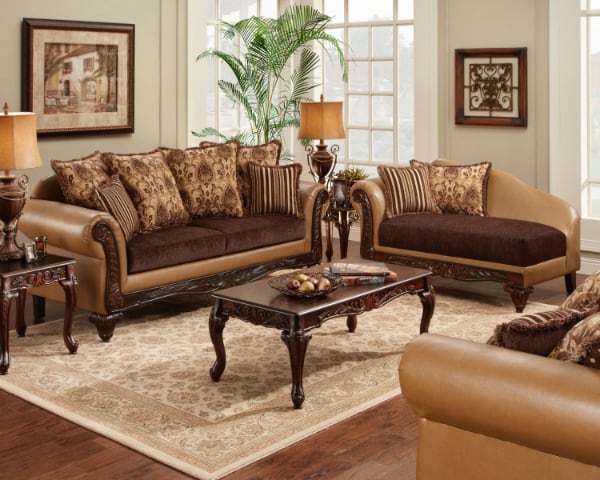 avanti bronze living room set